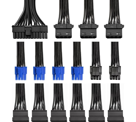 Серверный БП ExeGate 500W ServerPRO 80 PLUS Bronze 500PPH-SE ATX, APFC, КПД 89% 80 PLUS Bronze, 12cm fan, 24pin, 2x4+4pin, 4xPCI-E, 6xSATA, 3xIDE, black, RTL 29 292195
