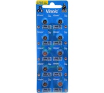 Алкалиновые щелочные батарейки VINNIC L626 (AG4, 377) бл/10 4898338007367
