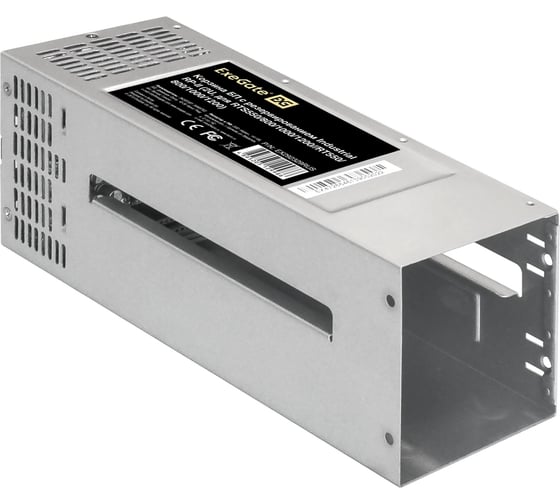 Серверный БП ExeGate с резервированием 2U Redundant 2x550W Industrial-RTS550 APFC, КПД 94% 80 PLUS Platinum, 4 cm fan, 24pin, 2x4+4pin, 2PCIe, 2SATA, 6IDE, Cable 292321