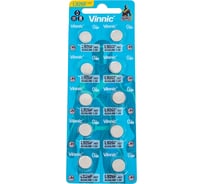 Алкалиновые щелочные батарейки VINNIC L926 (AG7) бл/10 4898338007909