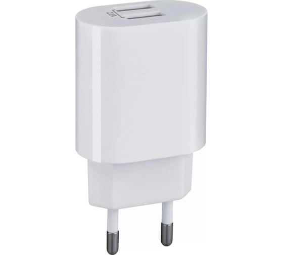 Сетевое зарядное устройство DEFENDER UPC-22 2xUSB ,5V/2.1А, кабель micro-USB 83678