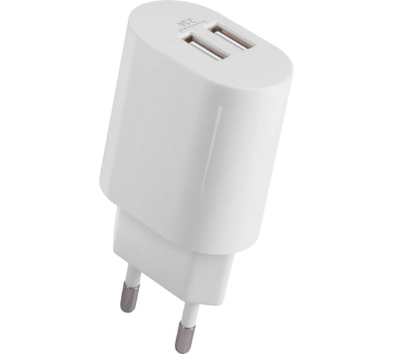 Сетевое зарядное устройство DEFENDER UPC-24 2xUSB, 5V/2.1А, кабель Type-C 83679