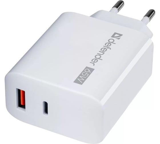 Сетевое зарядное устройство DEFENDER UPA-165 USB A+C, 65W 83582