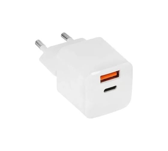 Сетевое зарядное устройство TFN nano A+C PD 20W без кабеля white TFN-WCRPD11 1