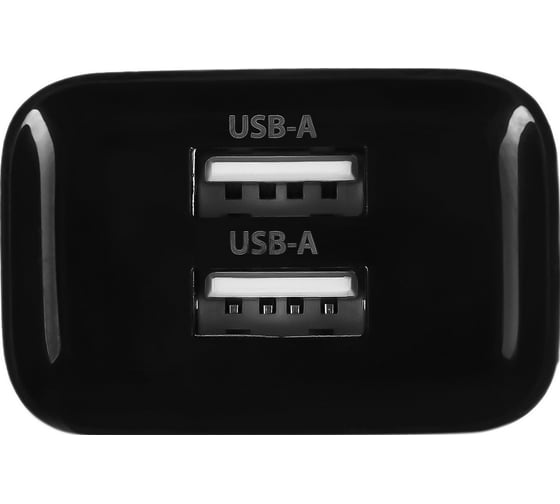 Сетевое зарядное устройство BURO BUWE1 10.5W 2.1A 2xUSB универсальное черный (BUWE10S200BK) 1656828