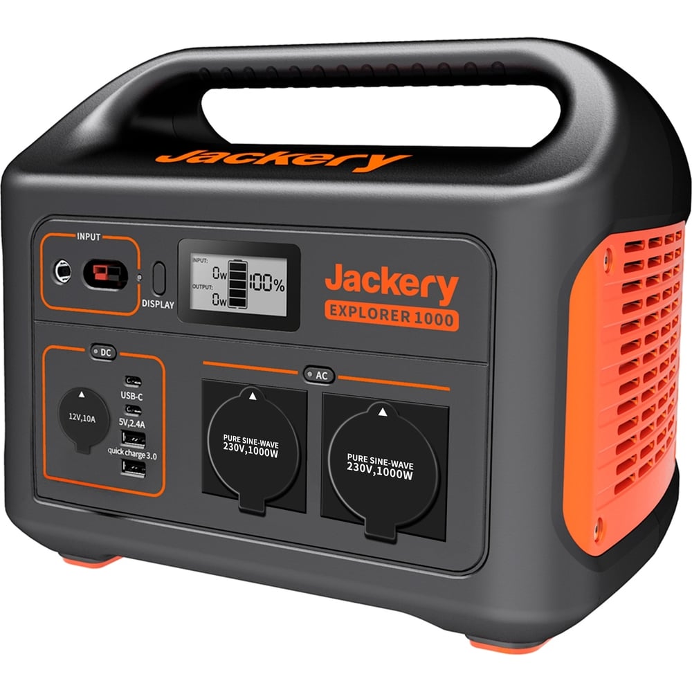 Портативный аккумулятор Jackery Explorer 1000 EU 70-1000-EUO001 - выгодная  цена, отзывы, характеристики, фото - купить в Москве и РФ