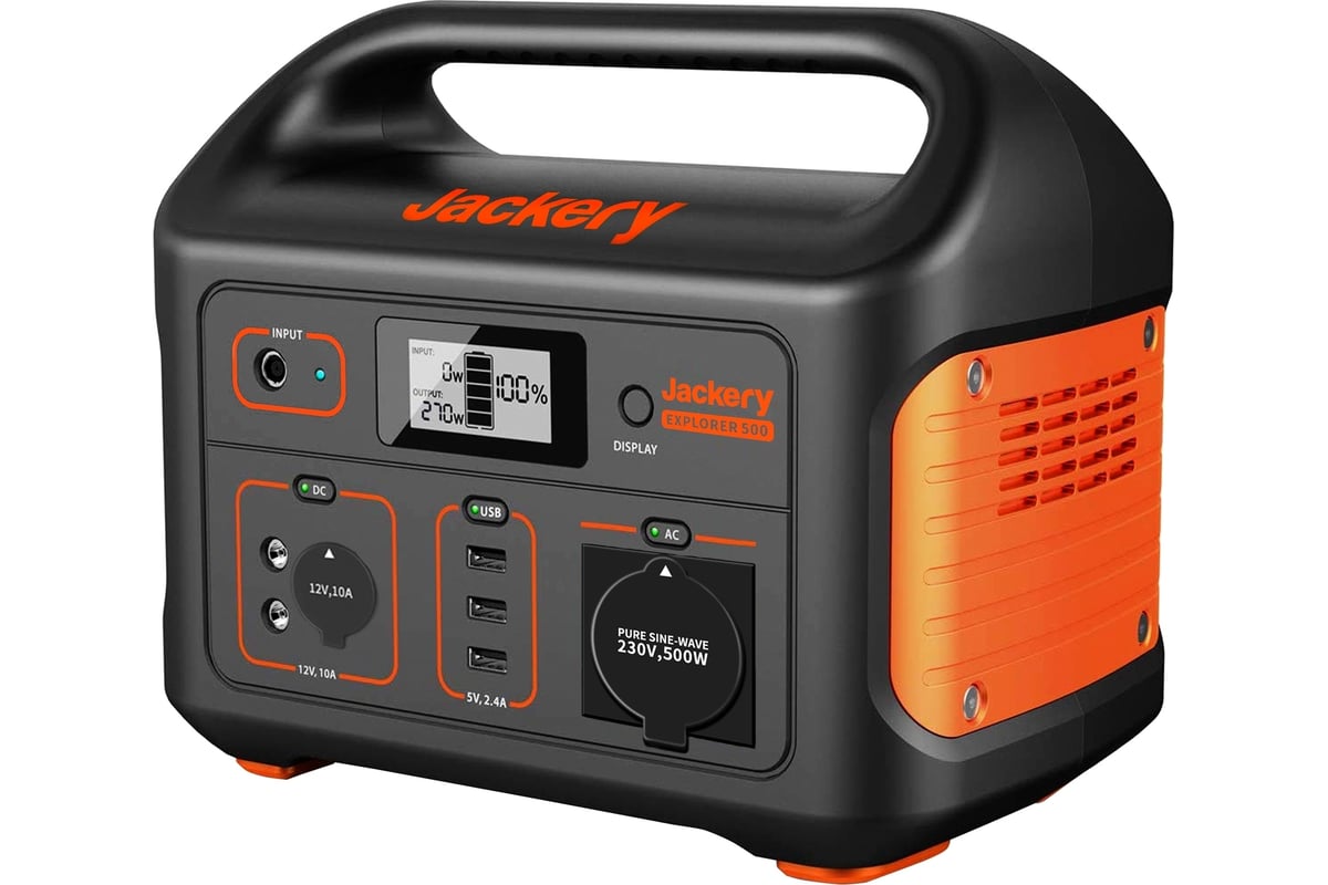 Портативный аккумулятор Jackery Explorer 500 EU 70-0500-EUO001