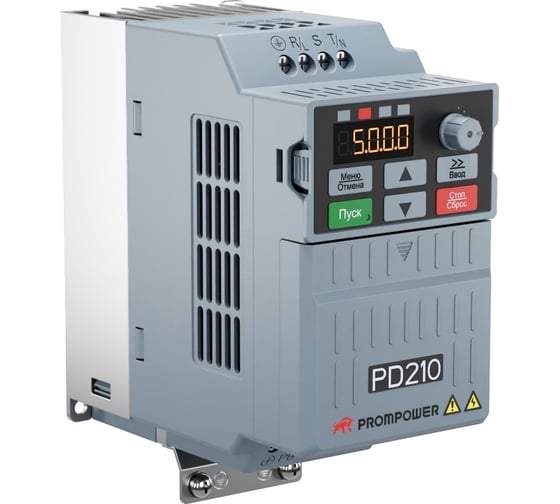 Преобразователь частоты Prompower PD210-A4022B, 380В, 5.1/7.1А, 2.2/3кВт PD210A4022B