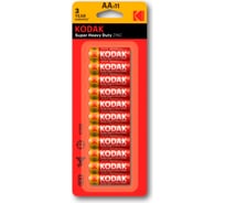 Батарейки Kodak R6101BL SUPER HEAVY DUTY Zinc KAAHZ101 (11/264/28512) Б0029116