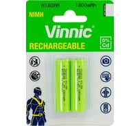 Аккумуляторы VINNIC R6 (AA), Ni-MH, 1800mAh, блистер/2 шт. 4606400106593