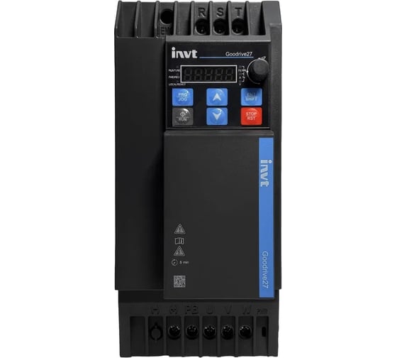 Частотный преобразователь INVT GD27 2,2 кВт 200В IP20 (GD27-2R2G-S2-B) 11001-02649 1