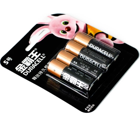 Батарейка Duracell AA 4 шт/упаковка НФ-00007714