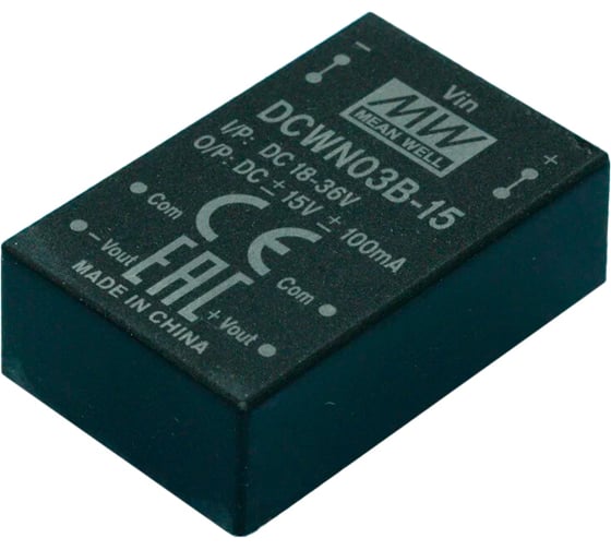 Преобразователь Mean Well DC-DC DCWN03E-15 Т02695797 1