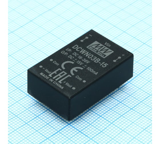 DC/DC преобразователь DCWN03E-15 Mean Well Т02695797
