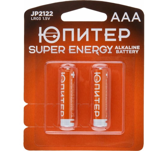Батарейка ЮПИТЕР AAA LR03 1,5V alkaline 6шт. JP2112