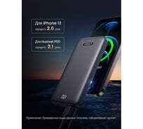 Внешний аккумулятор Ugreen PB198 (60689) 10000mAh Ultra Slim Quick Charging 20W Power Bank. цвет: серый 60689_
