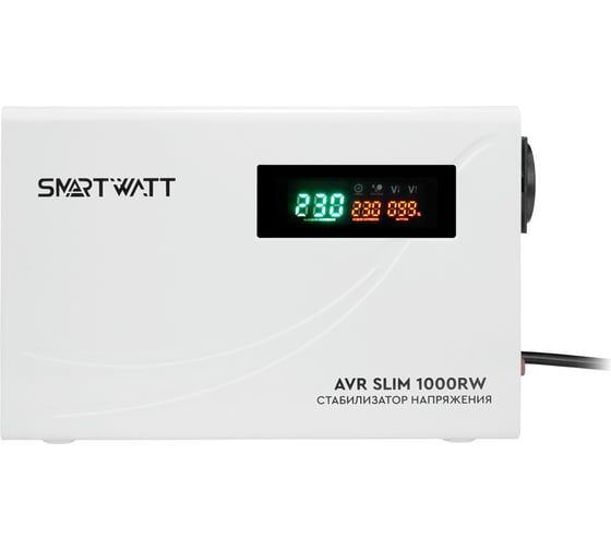 Стабилизатор напряжения SmartWatt AVR SLIM 1000RW X612052463 1