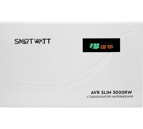 Стабилизатор напряжения SmartWatt AVR SLIM 3000RW X646025463