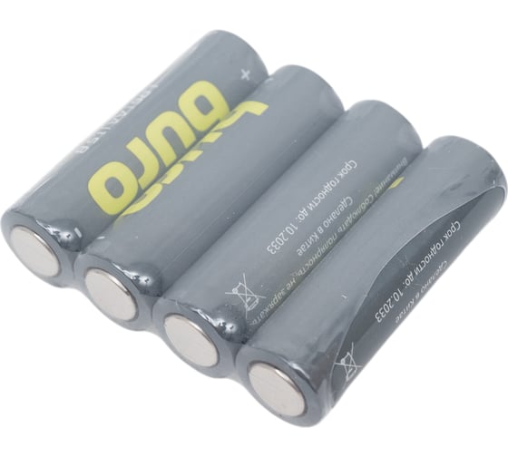Батарея BURO Alkaline LR6 AA 40 шт. спайка 1776126