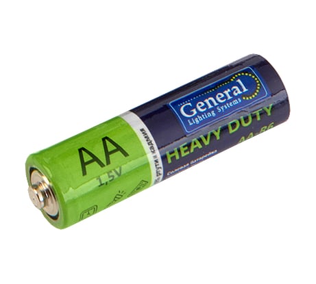 Солевая батарейка General Lighting Systems GBAT-R6 AA 24/1200 800551