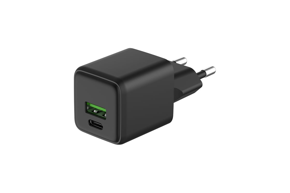 Сетевое зарядное устройство REXANT с портами USB-A и USB-C, 20Вт GaN  18-2202 - выгодная цена, отзывы, характеристики, фото - купить в Москве и РФ