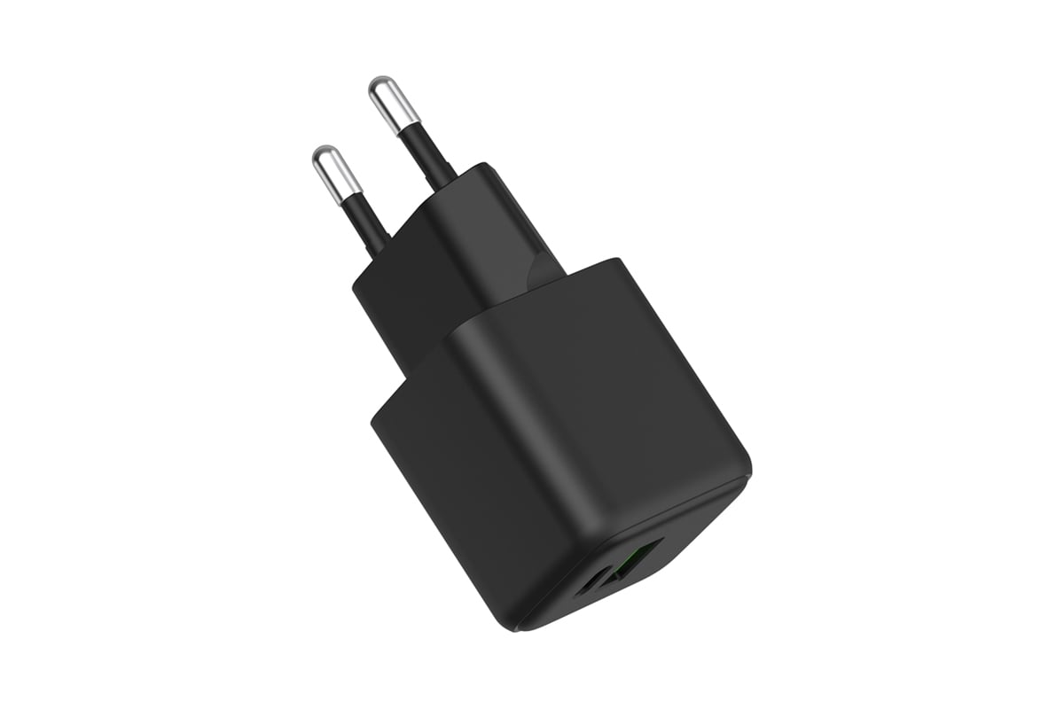 Сетевое зарядное устройство REXANT с портами USB-A и USB-C, 20Вт GaN 18-2202