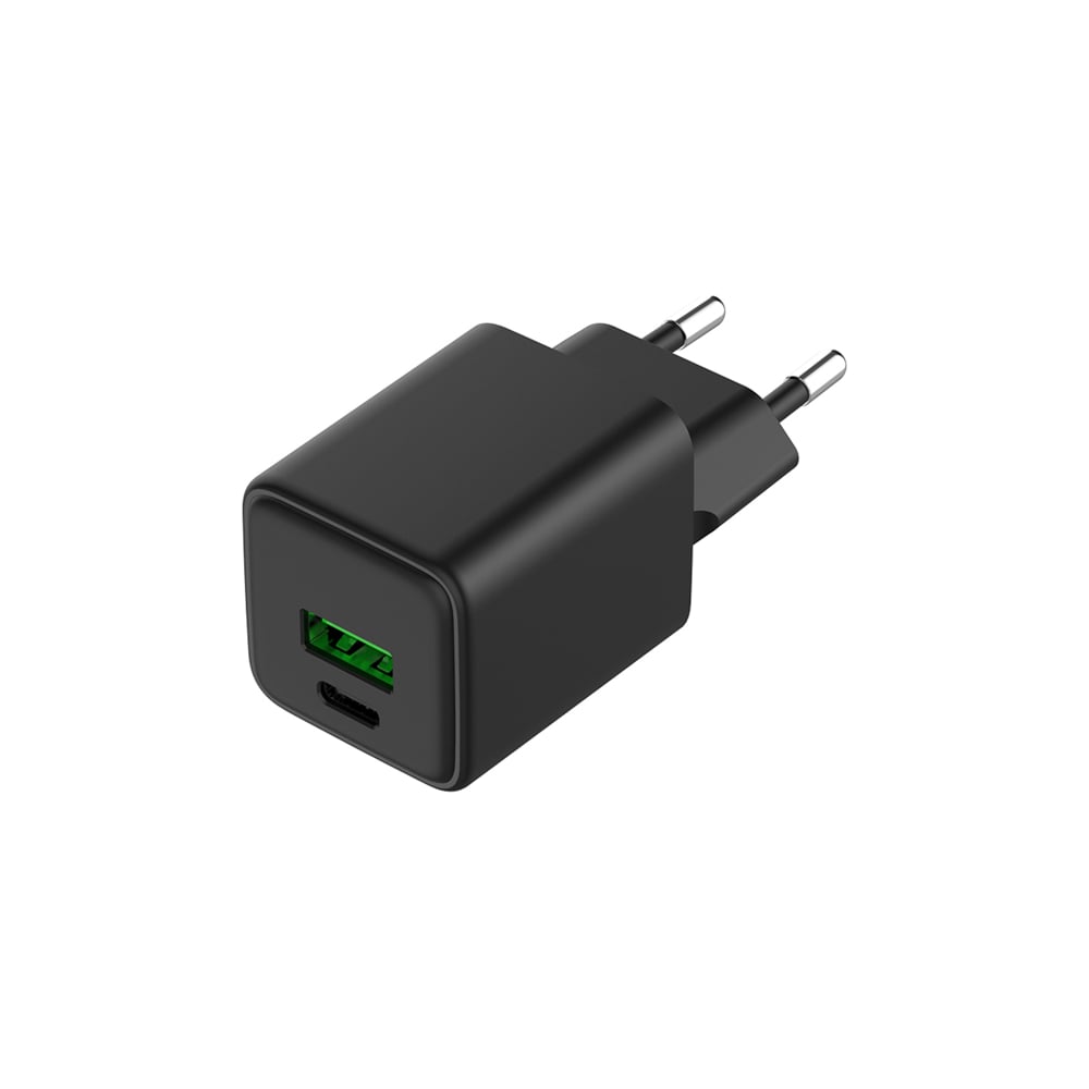 Сетевое зарядное устройство REXANT с портами USB-A и USB-C, 30Вт GaN 18-2204