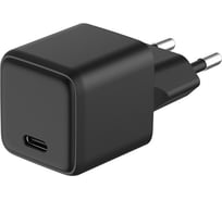 Сетевое зарядное устройство с портом REXANT USB-C, черный, 20Вт, GaN 18-2201