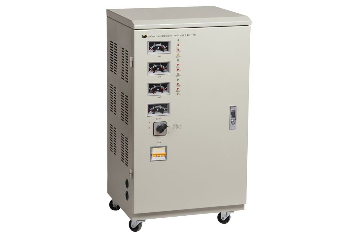 Стабилизатор напряжения IEK СНИ 3/380 20.0кВА ИЭК IVS10-3-20000 ...