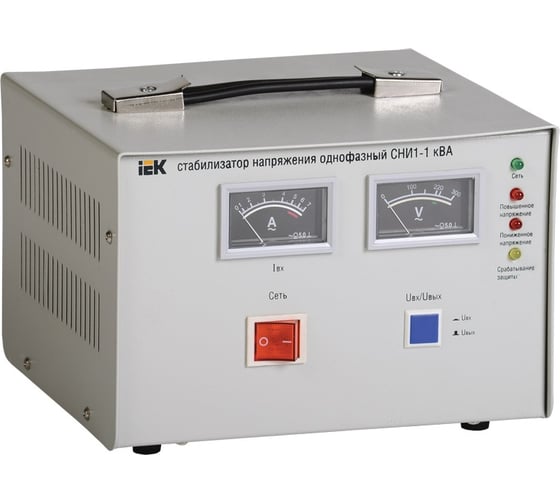 Стабилизатор напряжения IEK СНИ1-1 кВА однофазный восстановленный IVS10-1-01000R 1