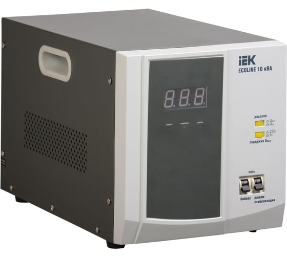 Стабилизатор напряжения IEK Ecoline 10 кВА переносной IVS26-1-10000 1