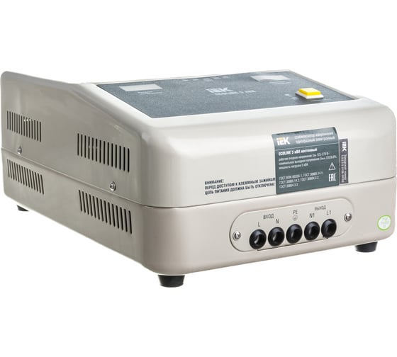 Стабилизатор напряжения IEK Ecoline 5 кВА настенный IVS27-1-05000
