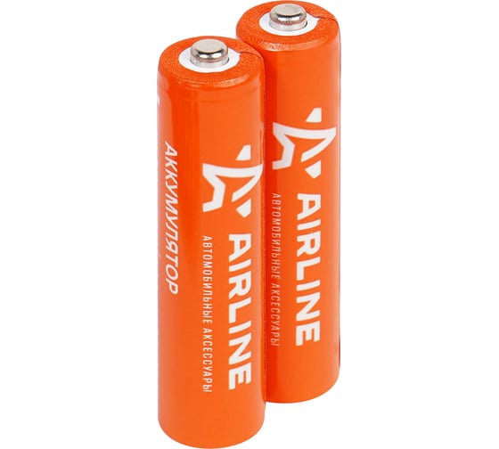Аккумуляторные батарейки Airline AAA, HR03, Ni-Mh, 1200 mAh, 2шт. AAA-12-02