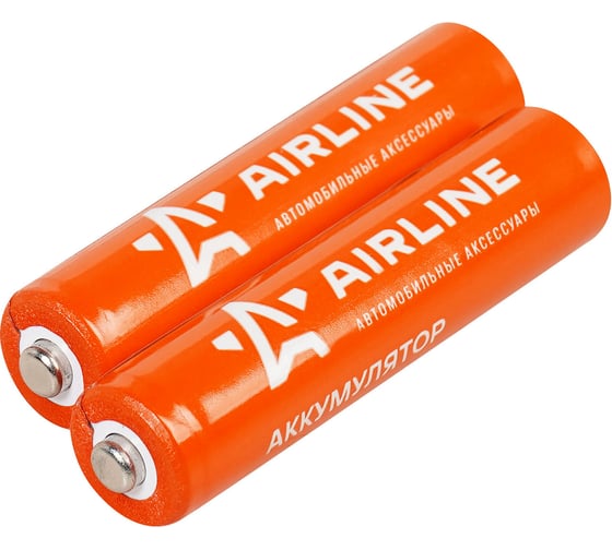 Аккумуляторные батарейки Airline AAA, HR03, Ni-Mh, 1200 mAh, 2шт. AAA-12-02