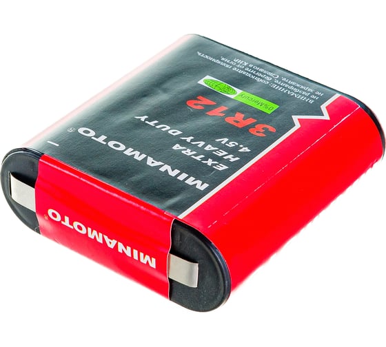 Батарейка Minamoto 3R12, 1 shrink 600