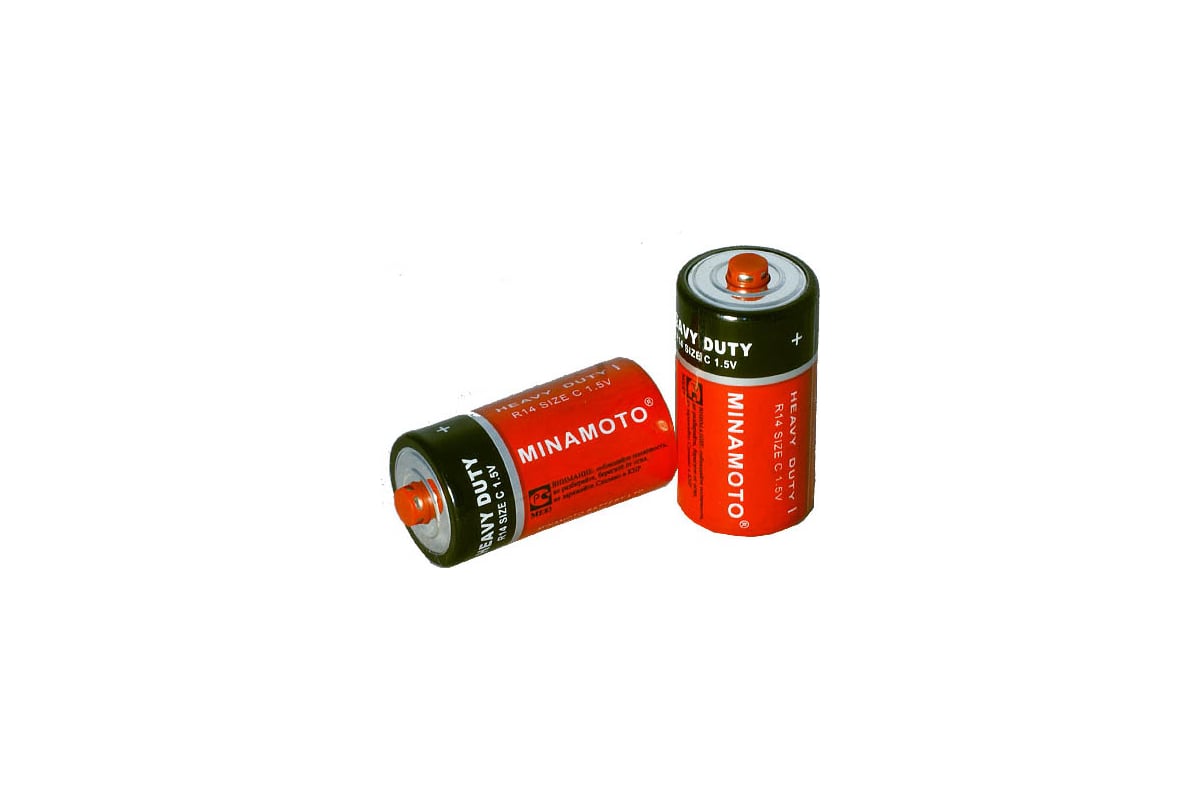 Батарейка Minamoto R14, 2 shrink 201 - выгодная цена, отзывы ...