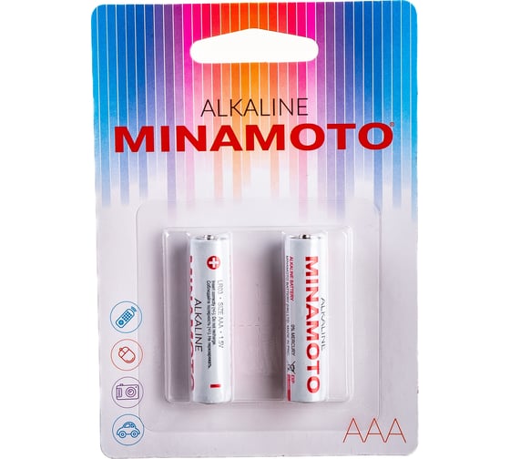 Батарейка Minamoto LR03, 2 card 402