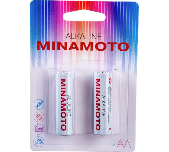 Батарейка Minamoto LR6, 2 card 302 1