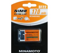 Аккумулятор Minamoto 6F22, 170mAh, 1 Card 5111