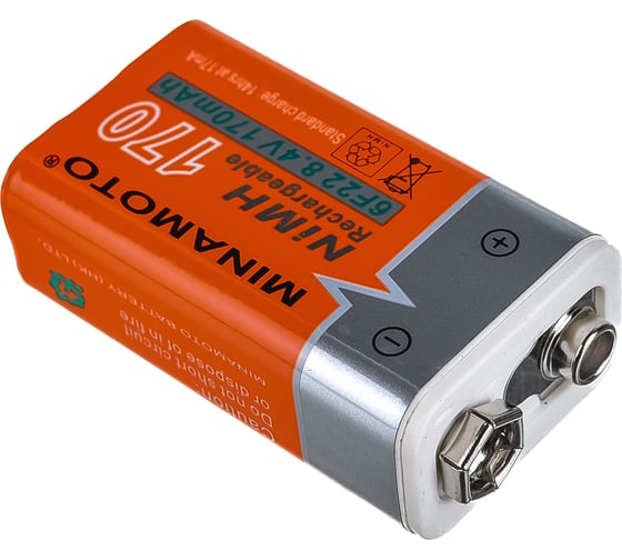 Аккумулятор Minamoto 6F22, 170mAh, 1 Card 5111