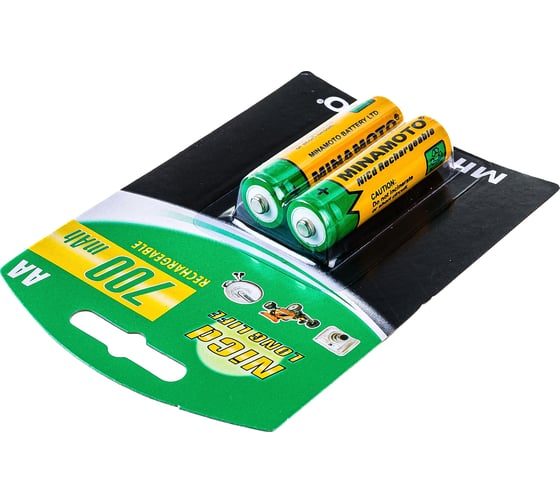 Аккумулятор Minamoto AA, 700mAh, 2 Card 3701