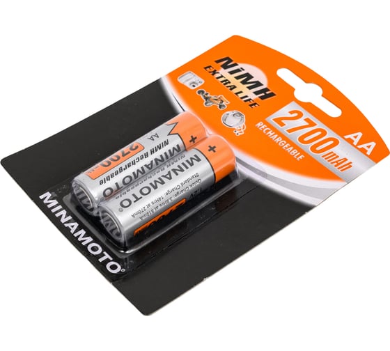 Аккумулятор Minamoto AA, 2700mAh, 2 Card 3123