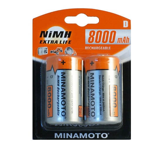 Аккумулятор Minamoto D, 8000mAh, 2 card 1112 1