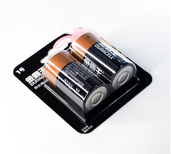 Батарейка Duracell D 2 шт/уп НФ-00007722
