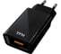Сетевое зарядное устройство TFN QuickCharge 3.0 black -WCQC3BK 1