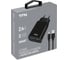 Сетевое зарядное устройство TFN 2 USB 2.4А + кабель microUSB black -WC2U24AMICBK 2