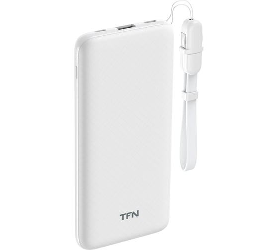 Внешний аккумулятор TFN PowerStation 10000mAh, белый -PB-210-WH TFN-PB-210-WH