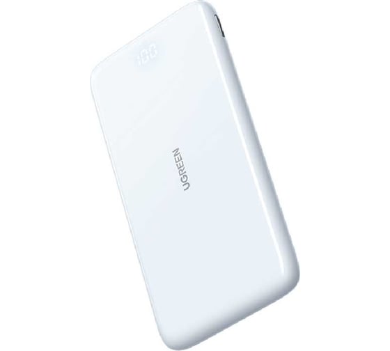 Внешний аккумулятор Ugreen PB200 (80700) 10000mAh Ultra Slim Quick Charging 20W Power Bank. Цвет белый 80700_ 1