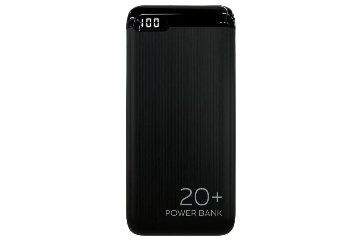 Внешний аккумулятор More Choice 20000mAh 2USB 2.1A PB19-20 Black - выгодная  цена, отзывы, характеристики, фото - купить в Москве и РФ