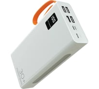 Внешний аккумулятор More Choice 30000mAh 2USB 2.1A PB22-30 с кабелем White PB22-30 White